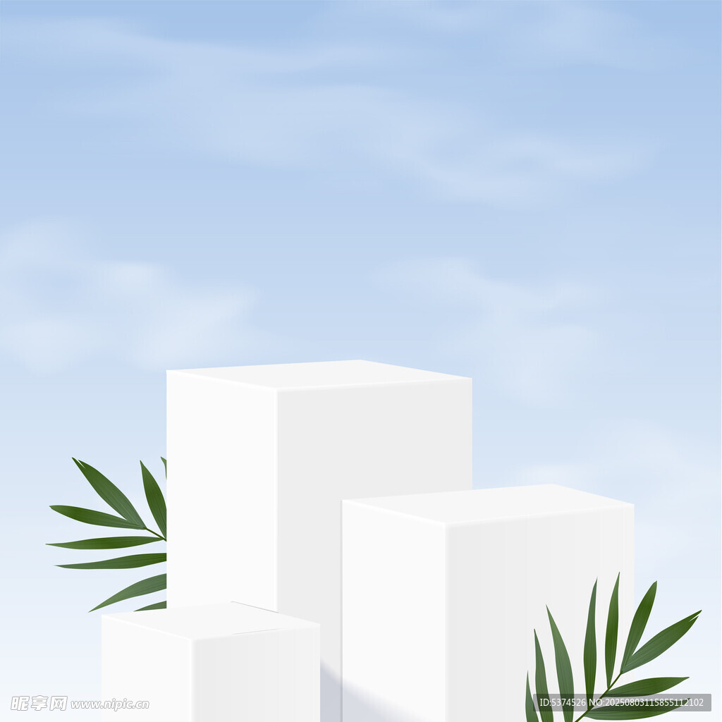 电商产品展台背景