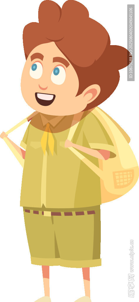 古代装扮的快乐男孩