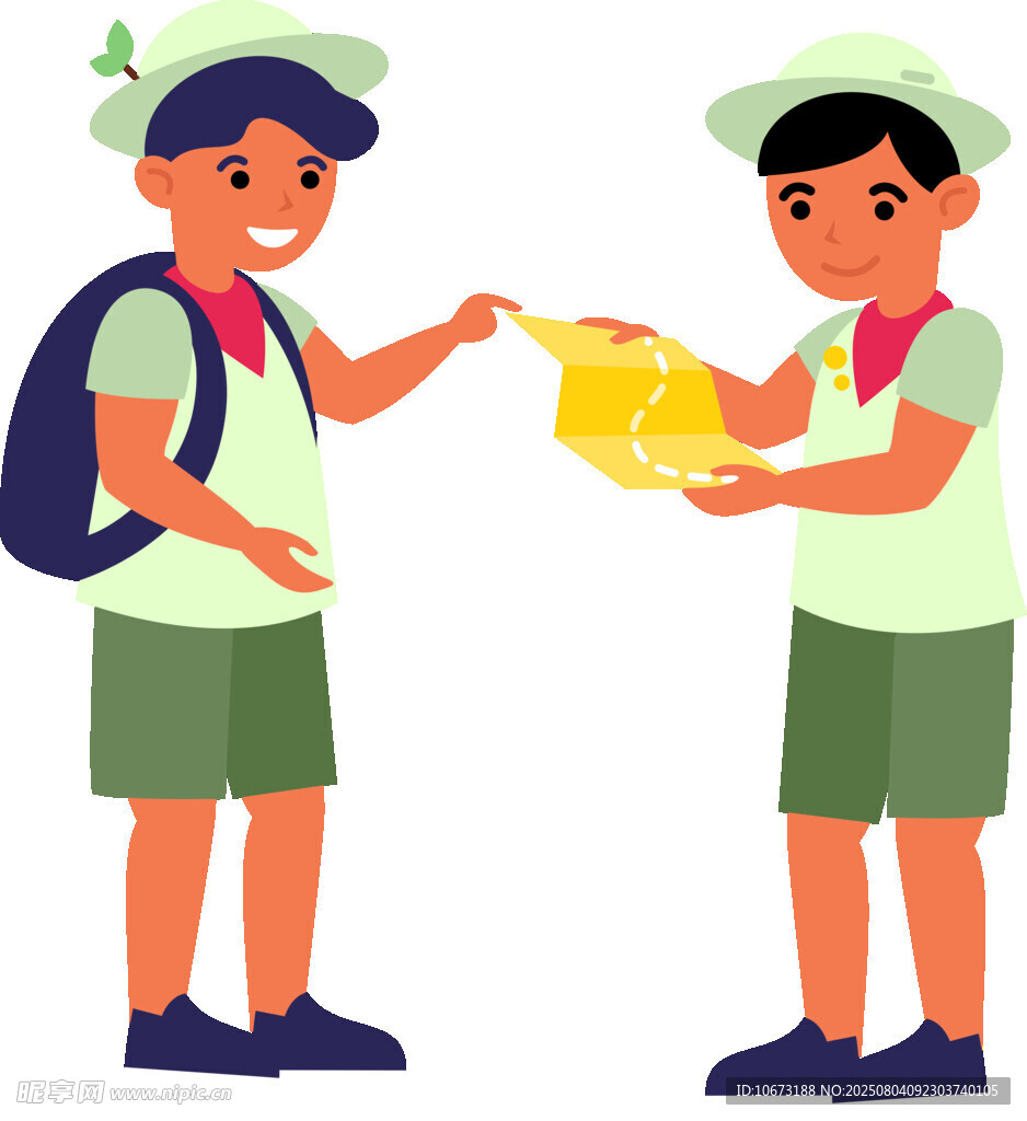 学生间的友好礼物传递