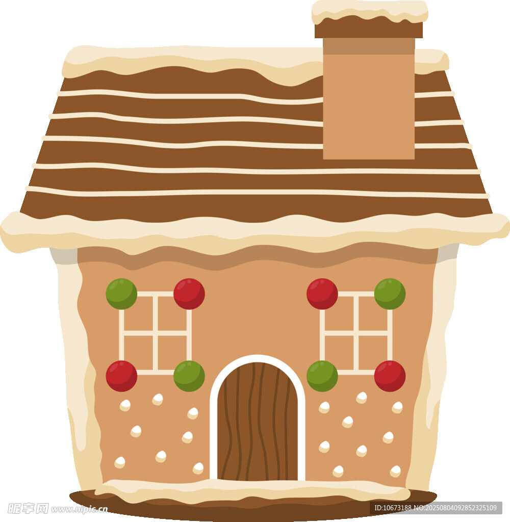 姜饼屋造型的可爱小屋