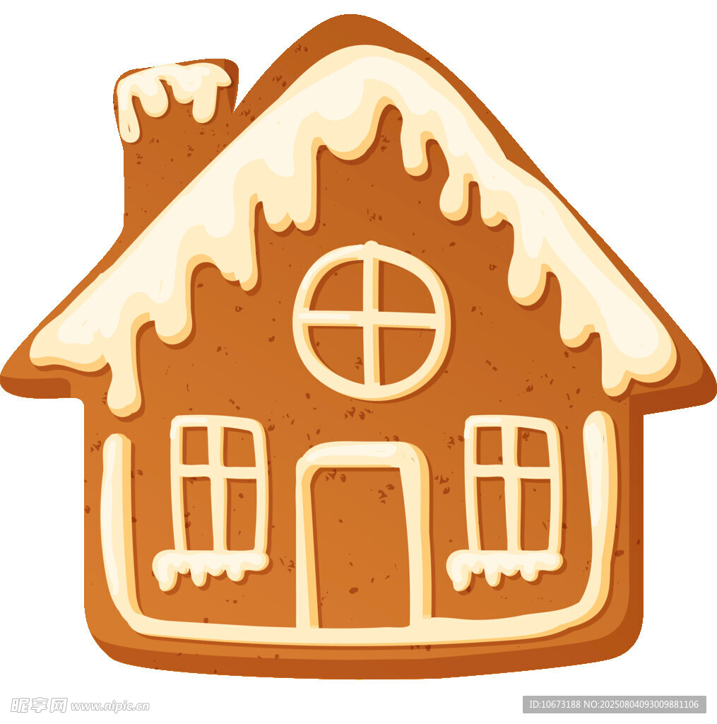 姜饼小屋插画
