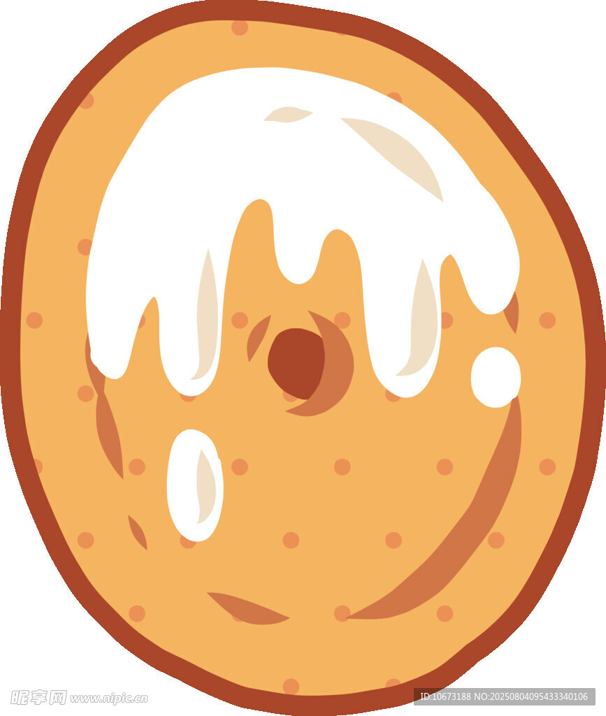 糖霜饼干插画