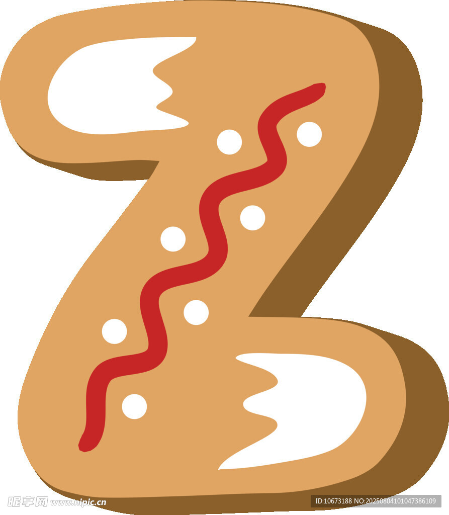 姜饼字母Z