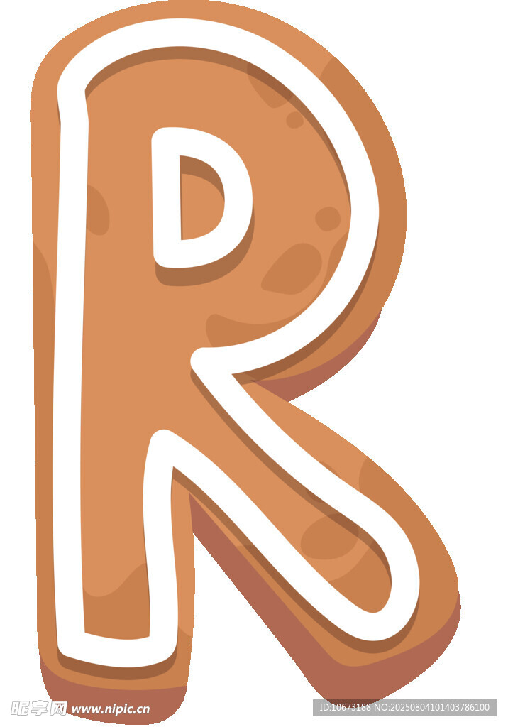 姜饼风格字母R