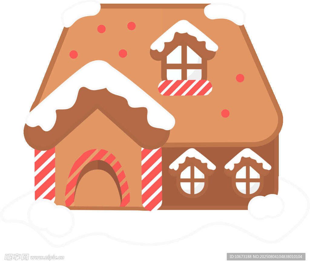 姜饼小屋插画