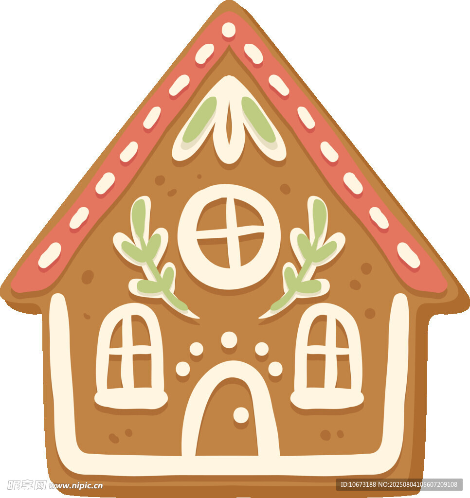 姜饼小屋造型饼干