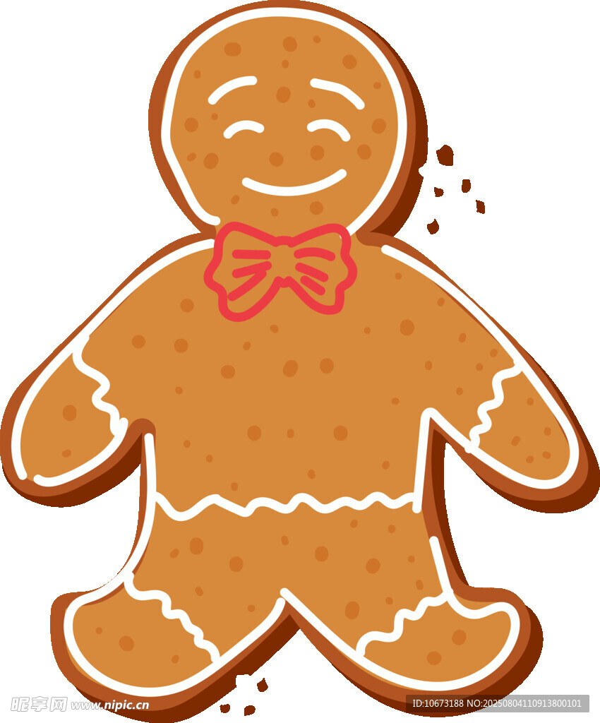 可爱姜饼人形象