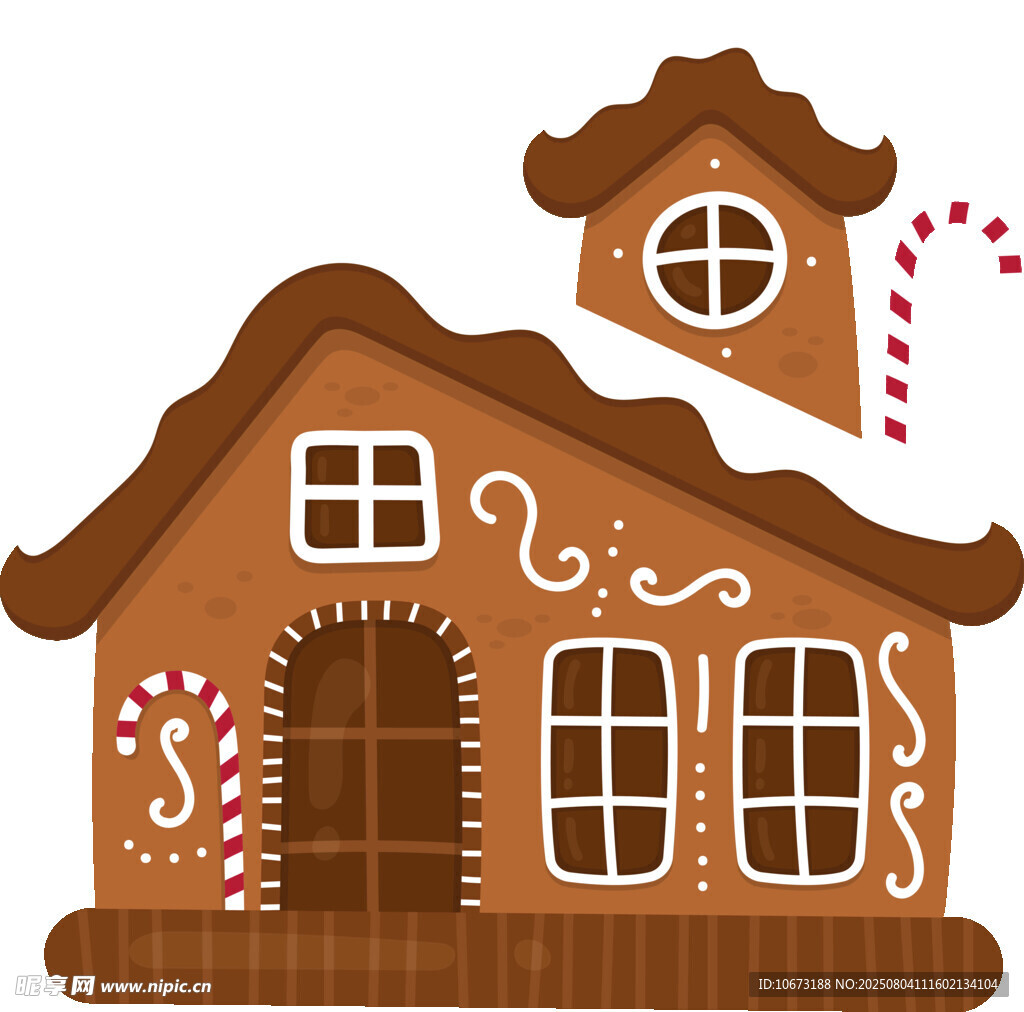 姜饼小屋插画