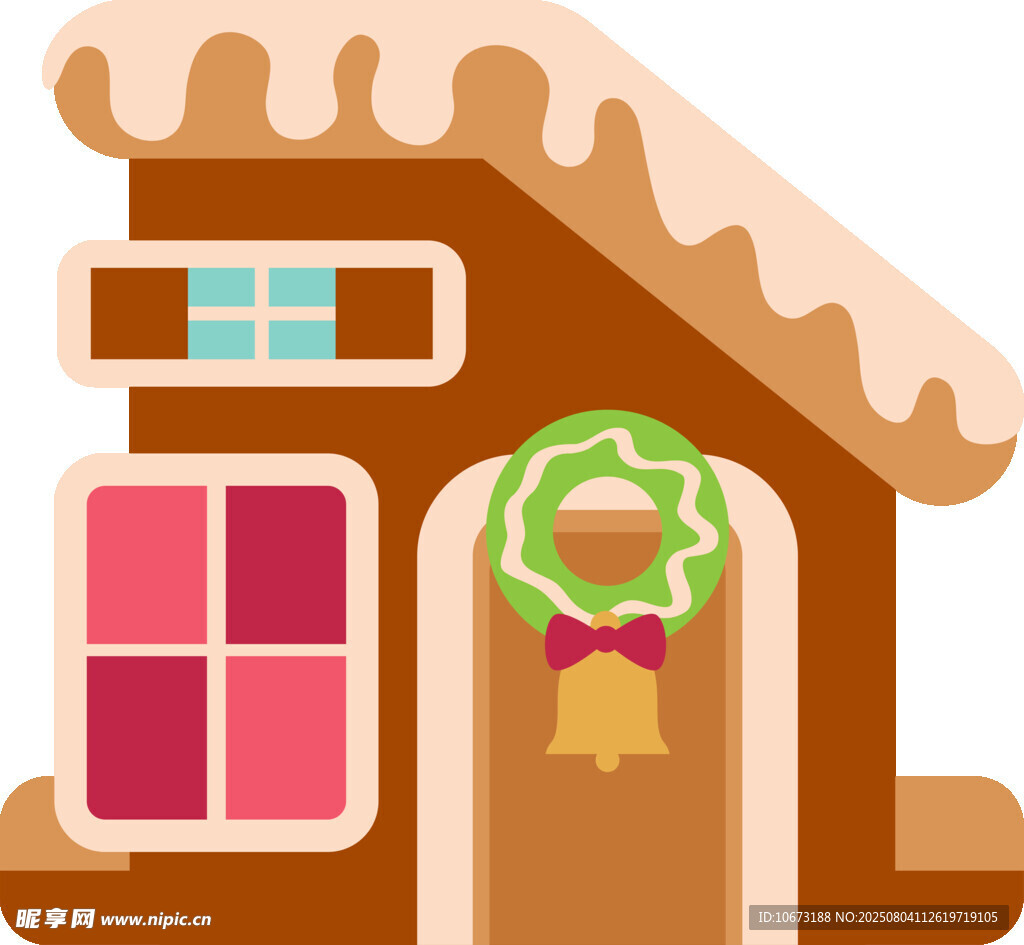 冬日小屋洋溢节日氛围
