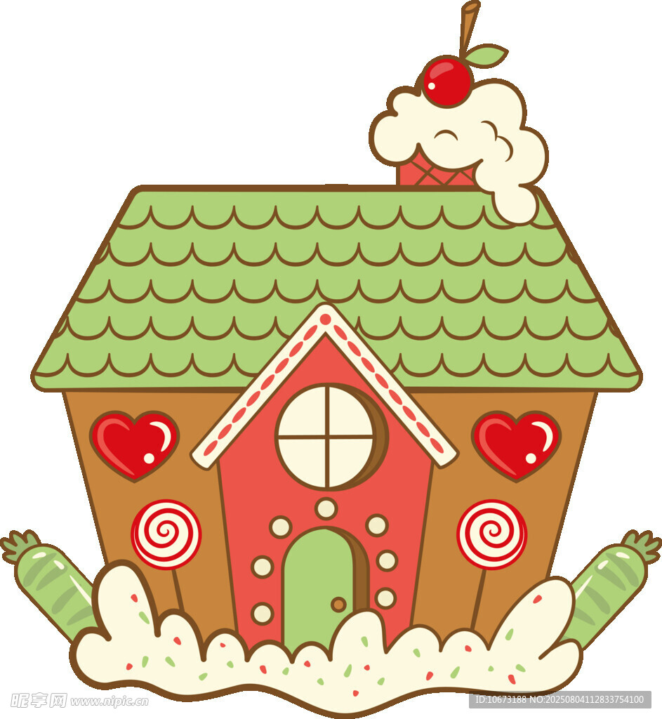 可爱姜饼屋童话风小屋