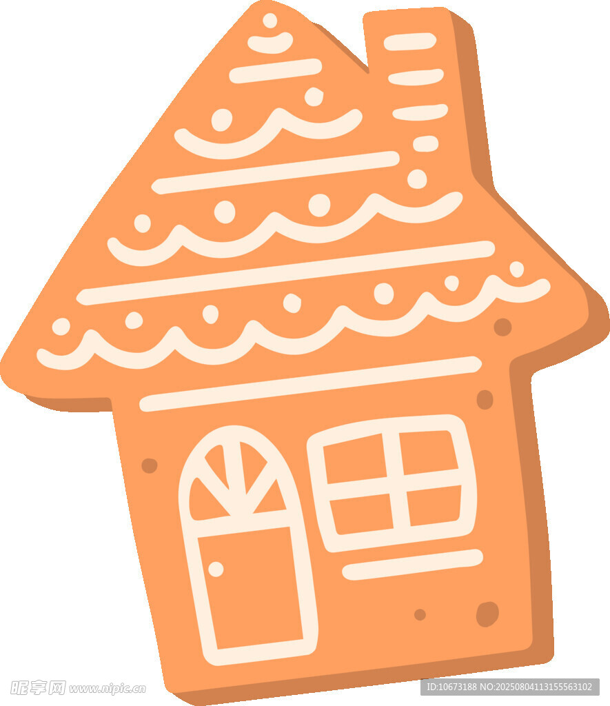 姜饼屋造型饼干