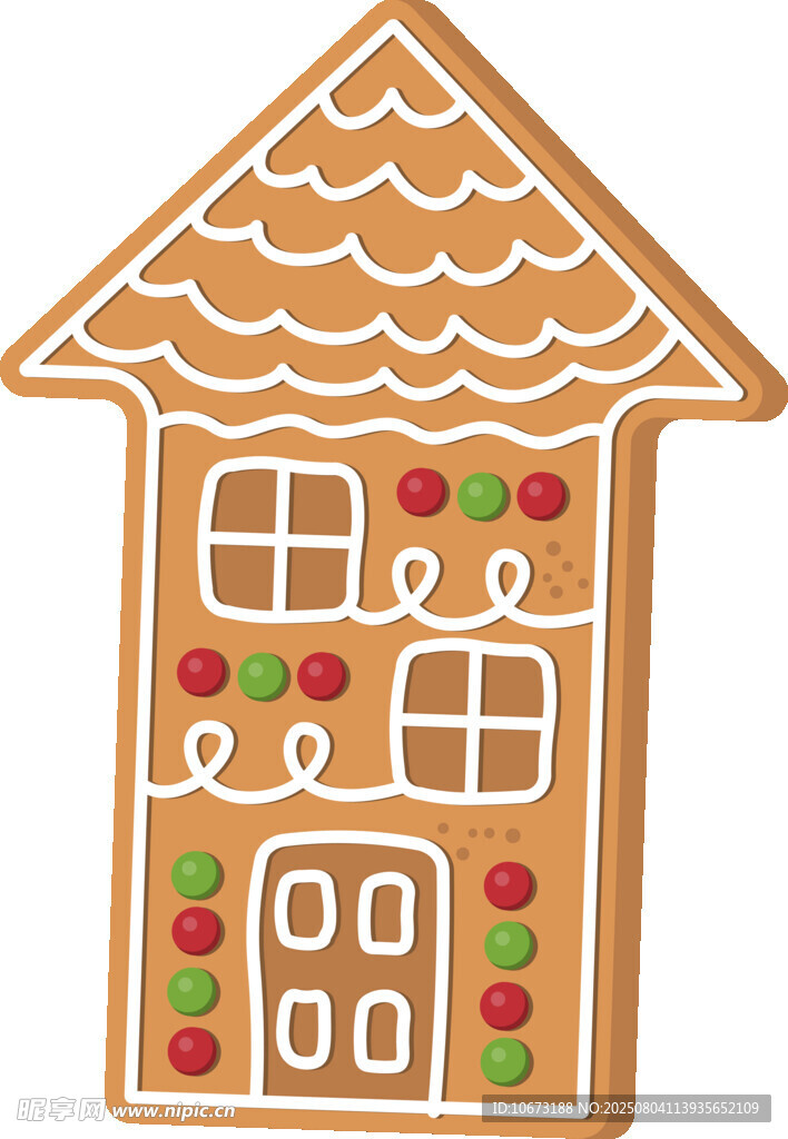 姜饼小屋造型饼干