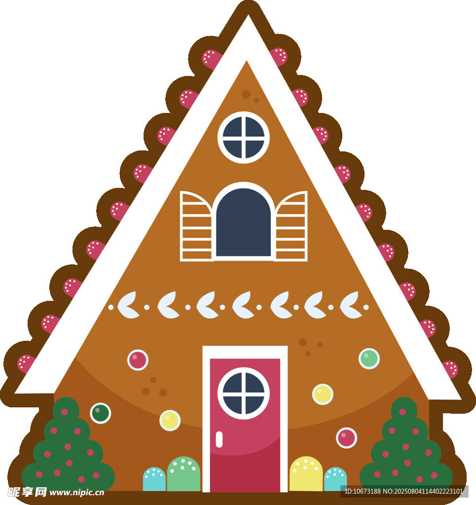 姜饼屋造型的可爱小屋