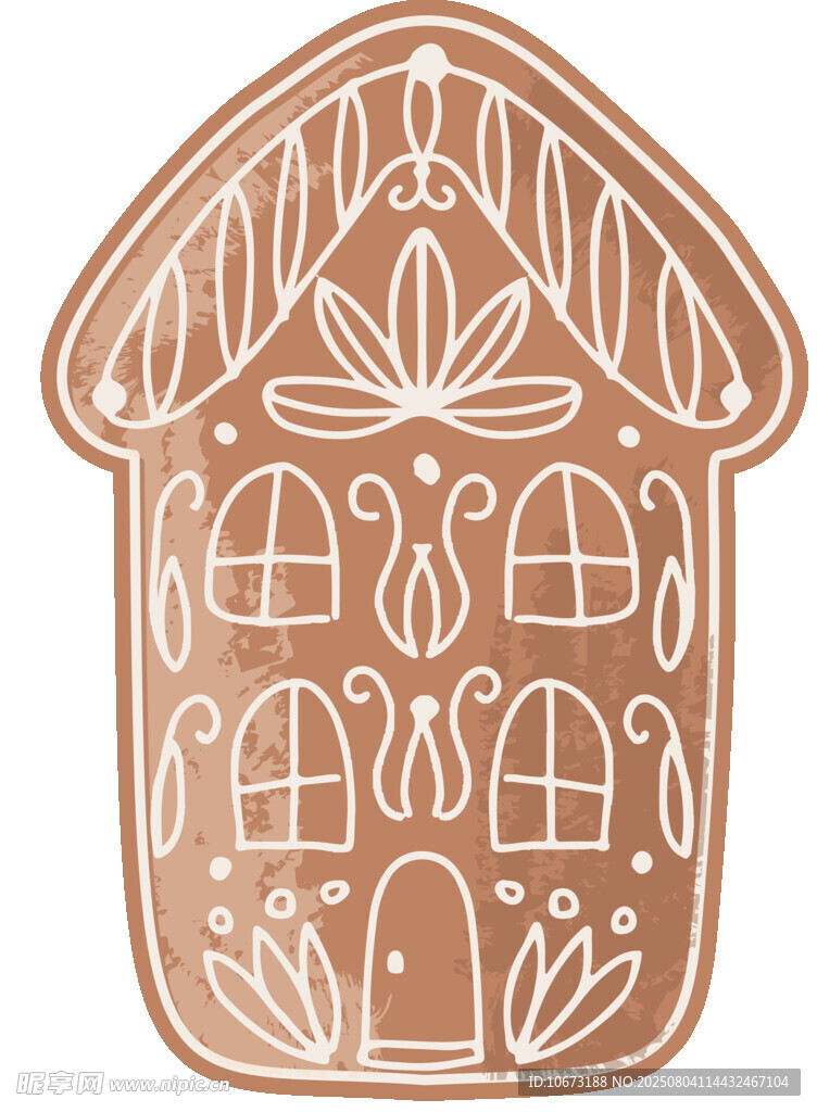姜饼小屋造型饼干