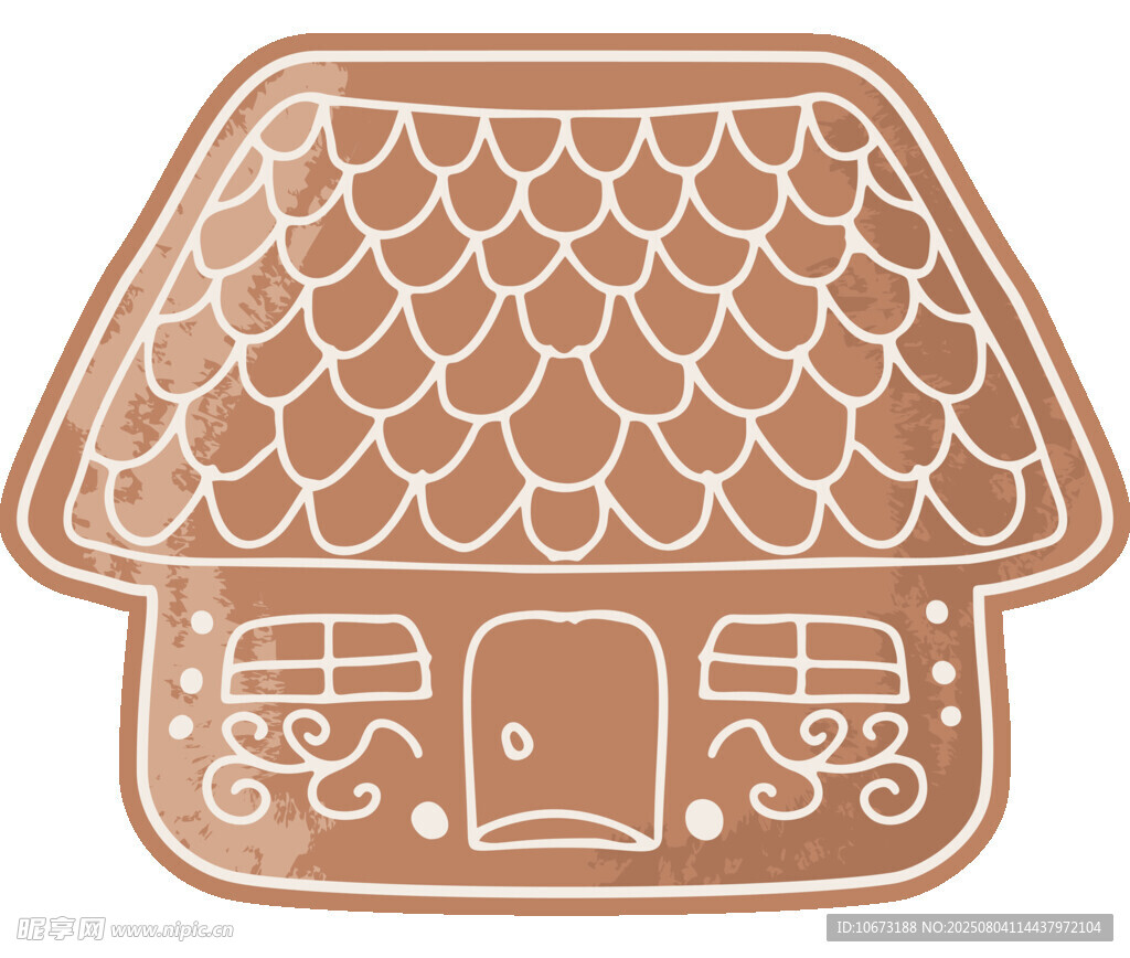 姜饼小屋造型饼干