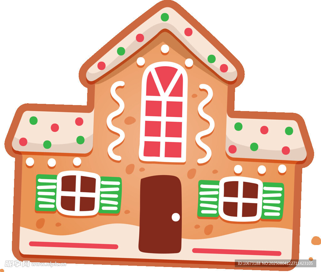 姜饼小屋造型可爱