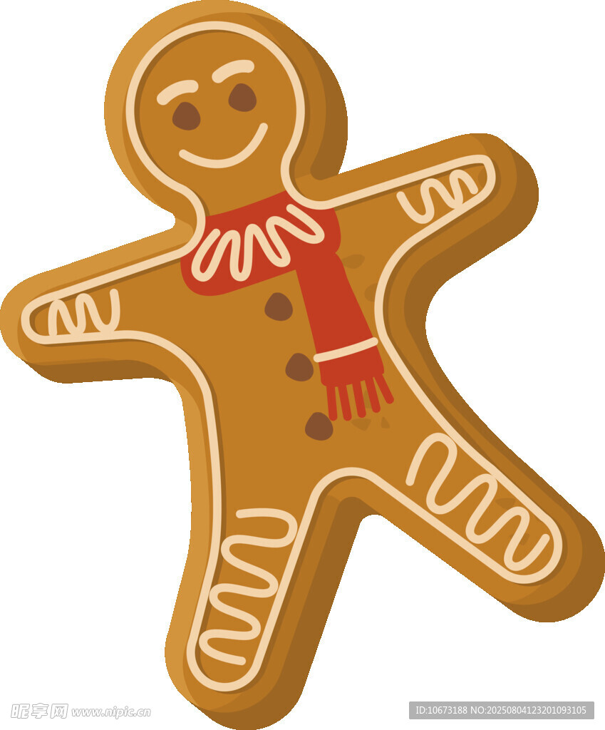 可爱姜饼人形象