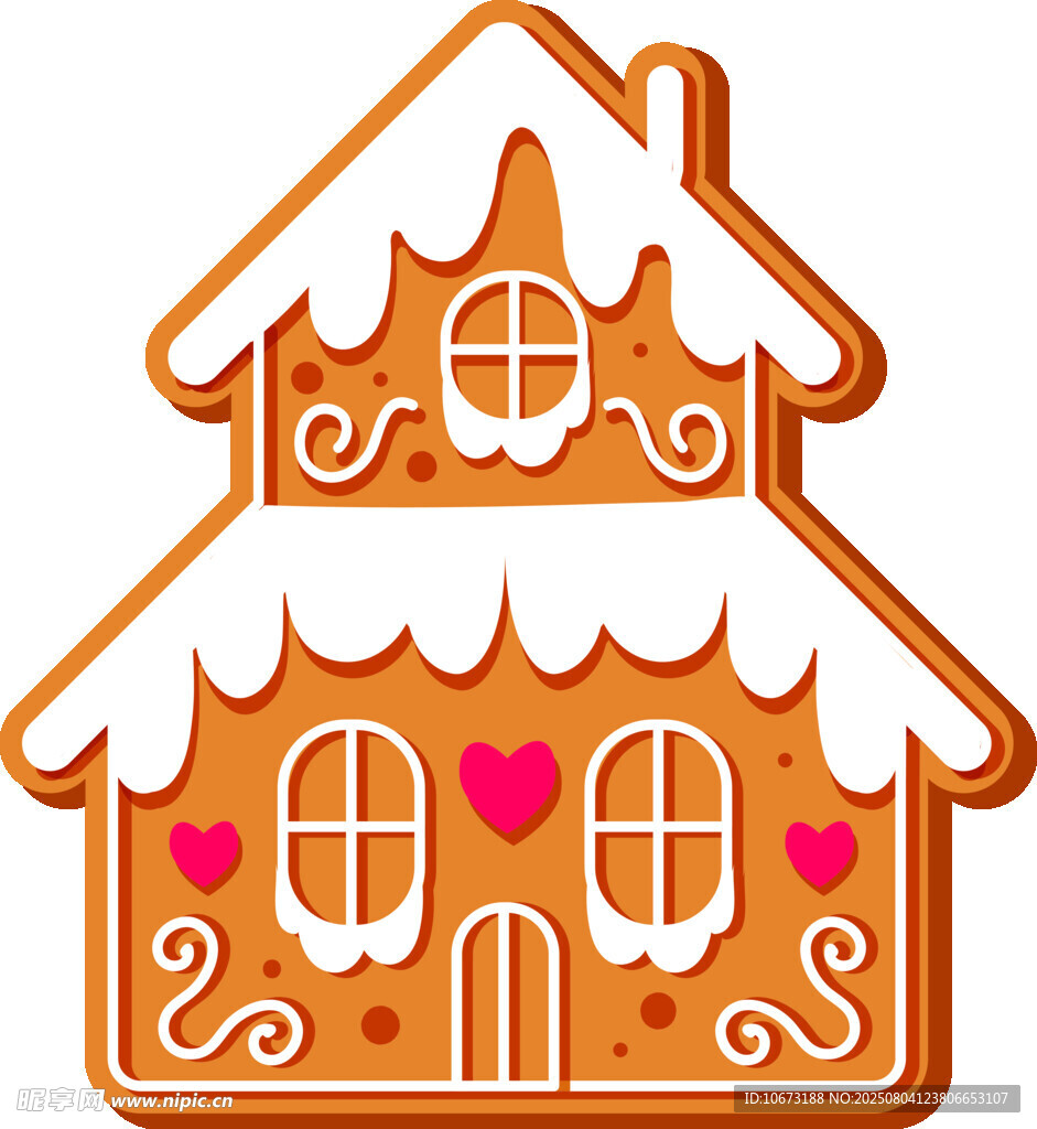 姜饼小屋造型可爱
