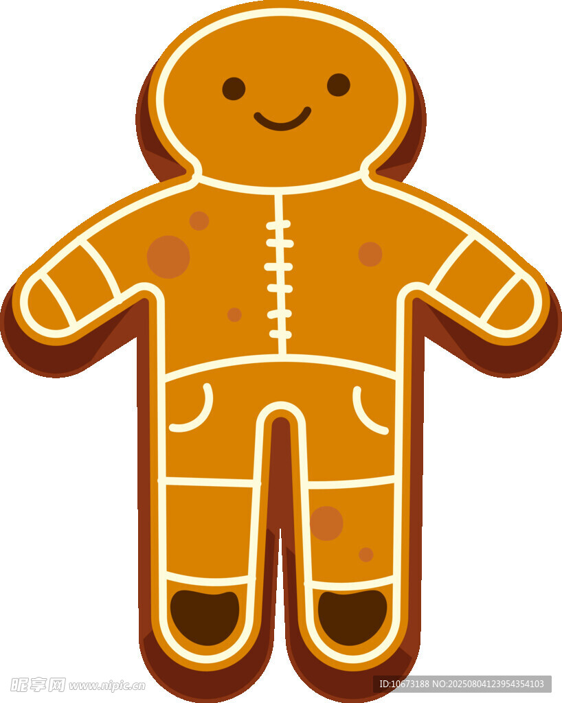 可爱姜饼人形象