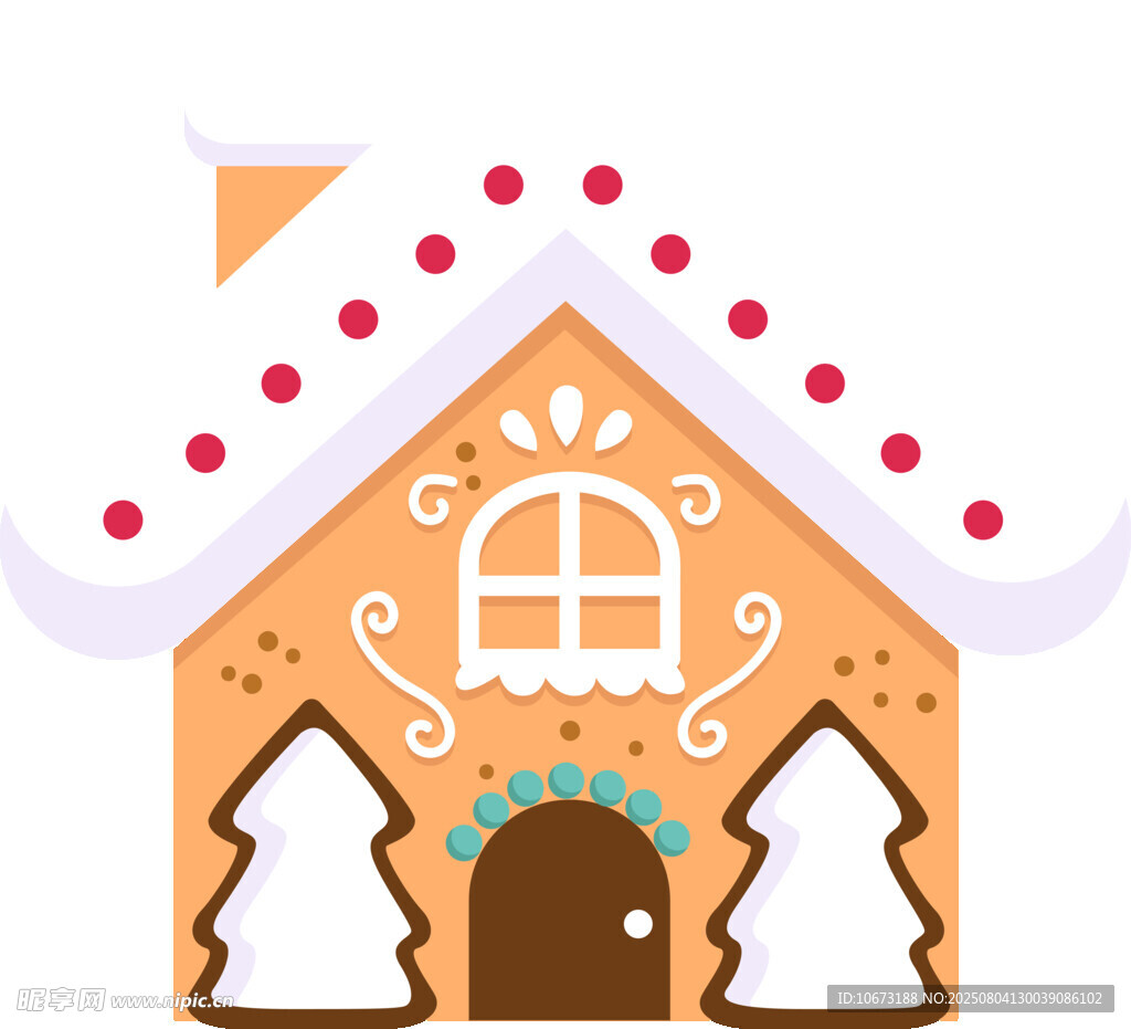 姜饼屋造型的可爱小屋