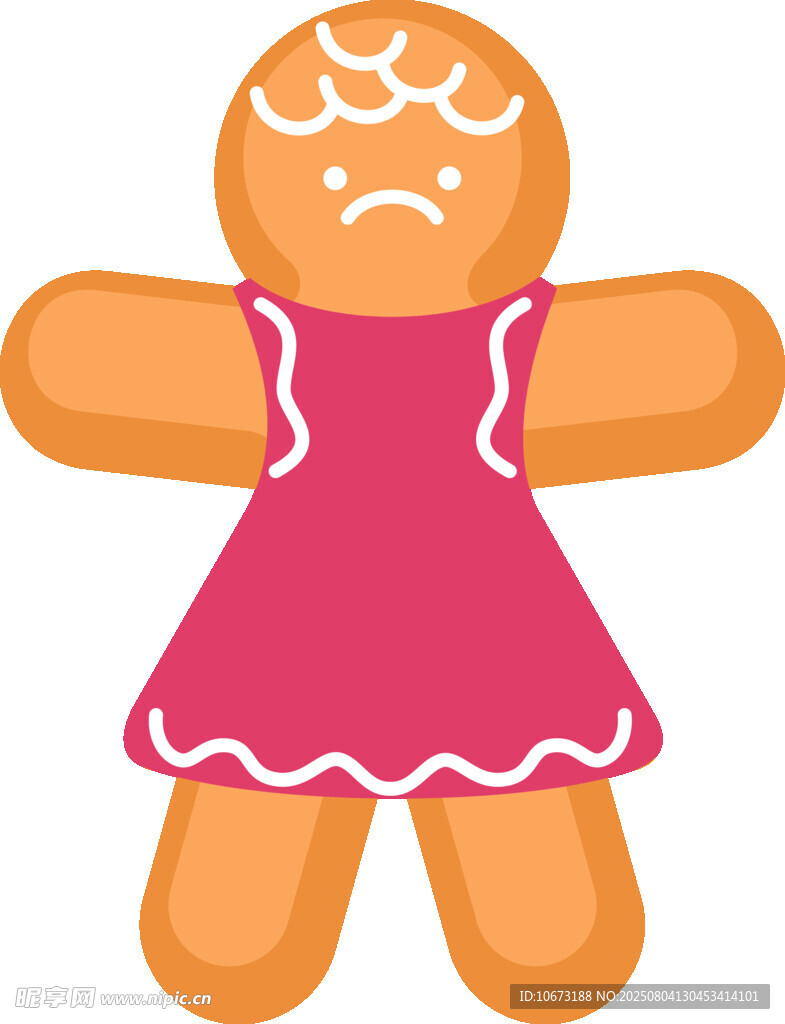姜饼女孩形象