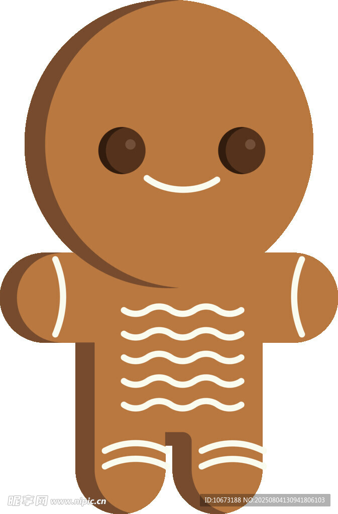 可爱姜饼人形象