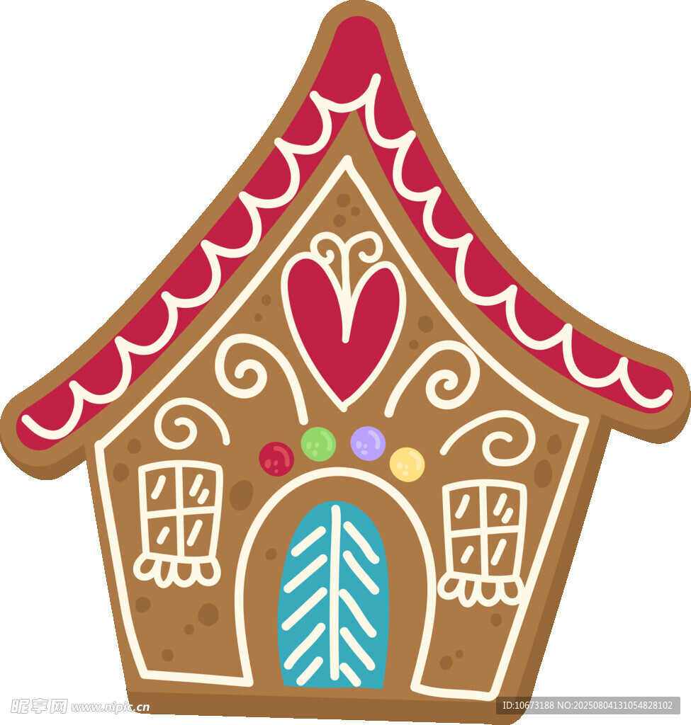 姜饼小屋造型精美