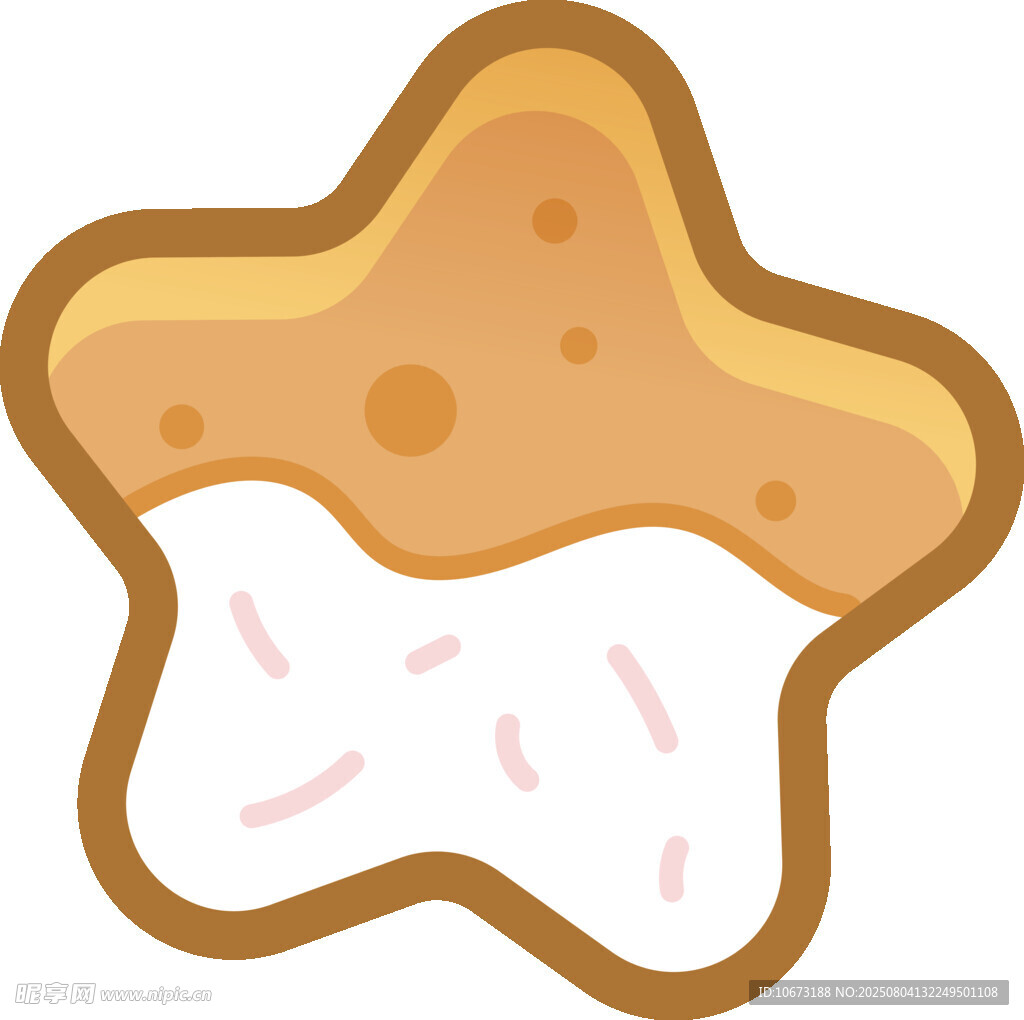 星形糖霜饼干