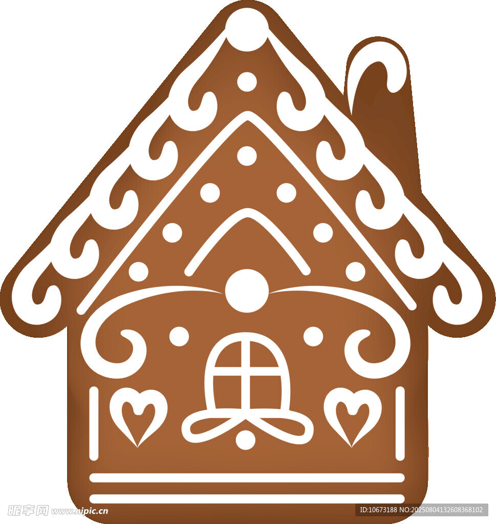 姜饼小屋图案设计