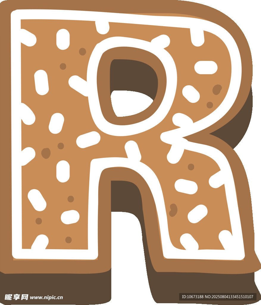 姜饼字母R