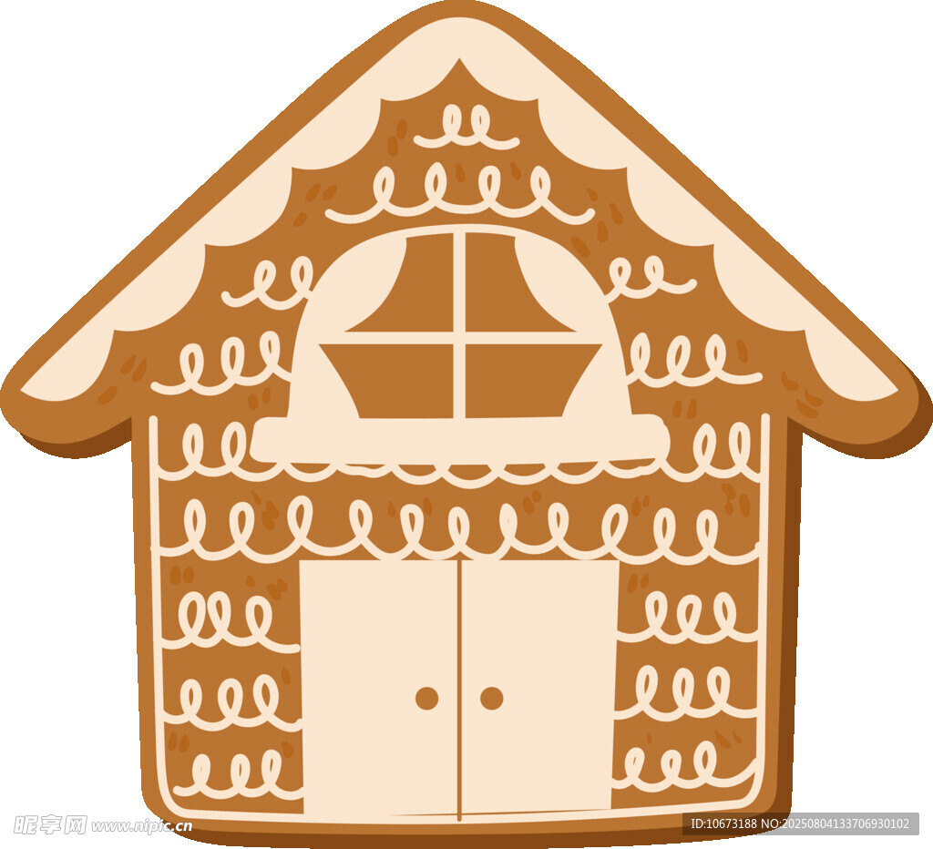 姜饼小屋图案设计