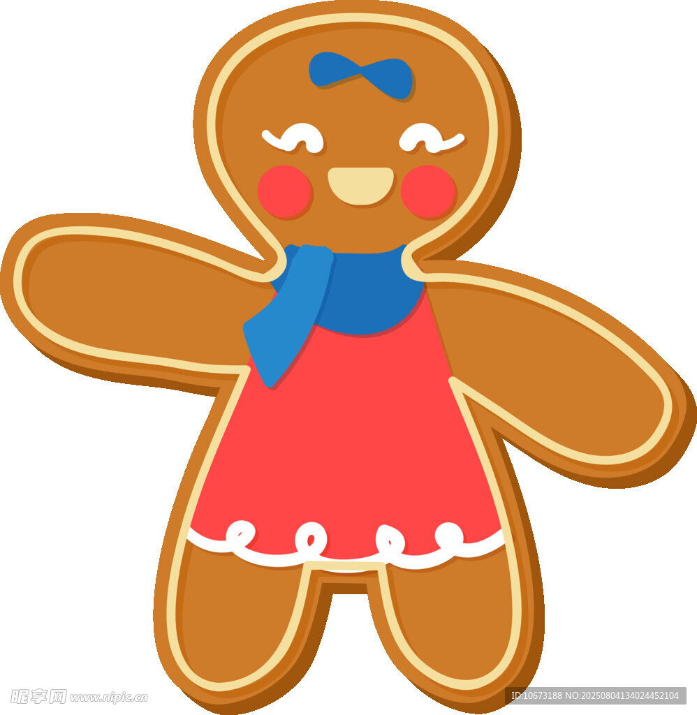姜饼女孩形象