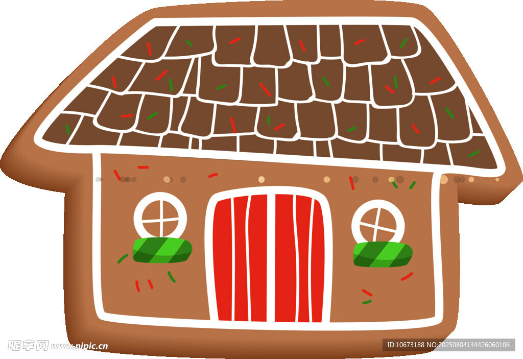 姜饼屋造型的可爱小屋