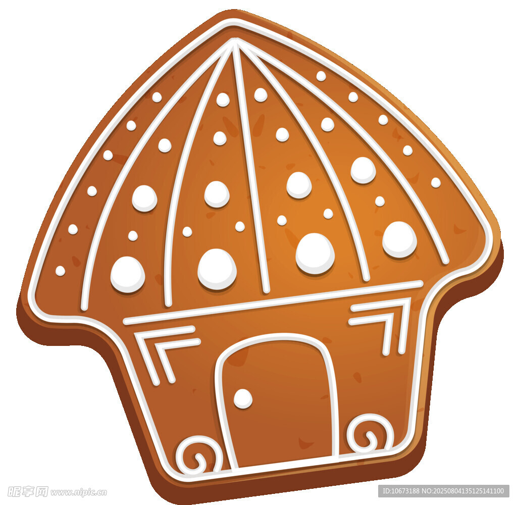 姜饼屋造型饼干