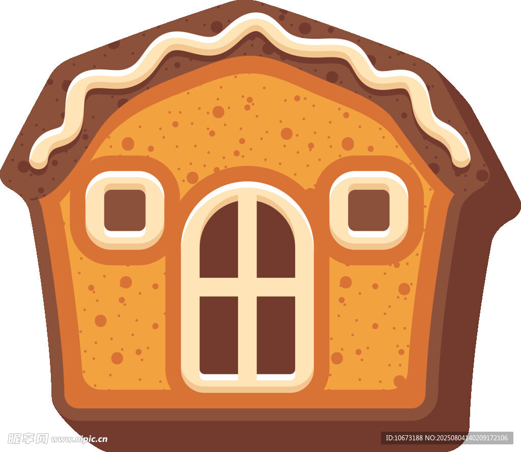 姜饼小屋插画