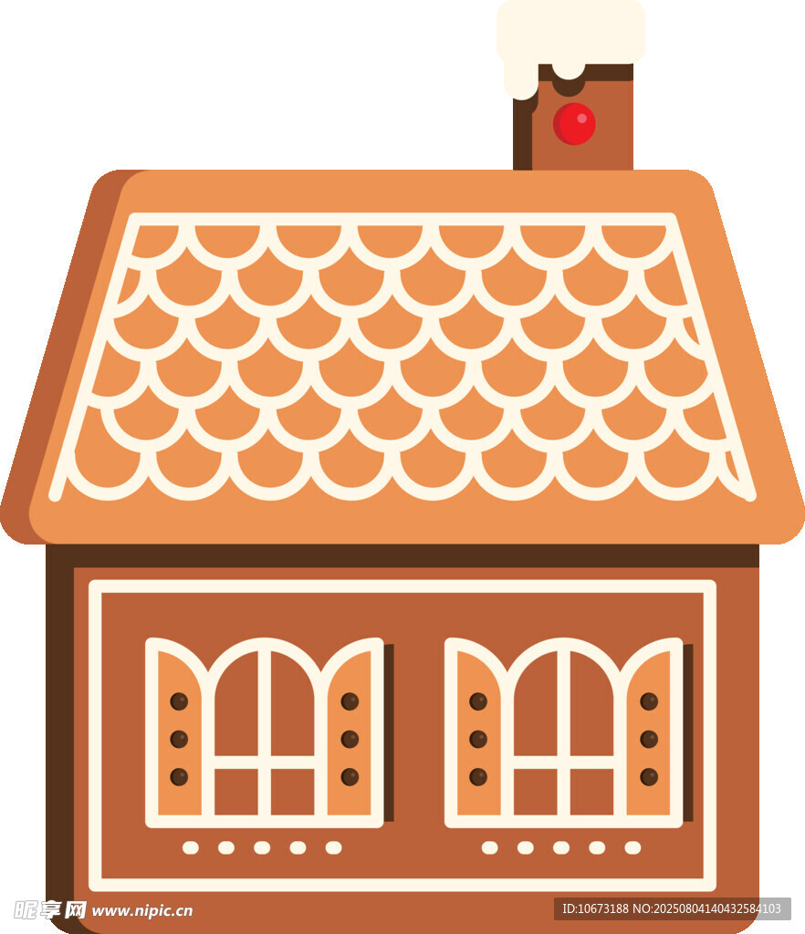 可爱姜饼屋造型小屋