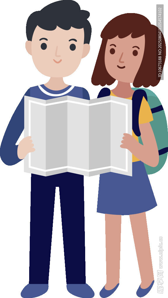 学生阅读报纸场景