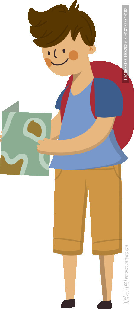 男孩手持拼图开启探索之旅