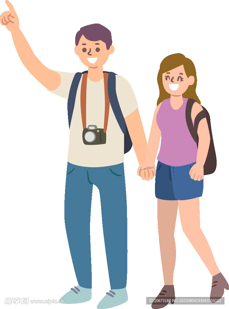 情侣旅行共赴美好时光