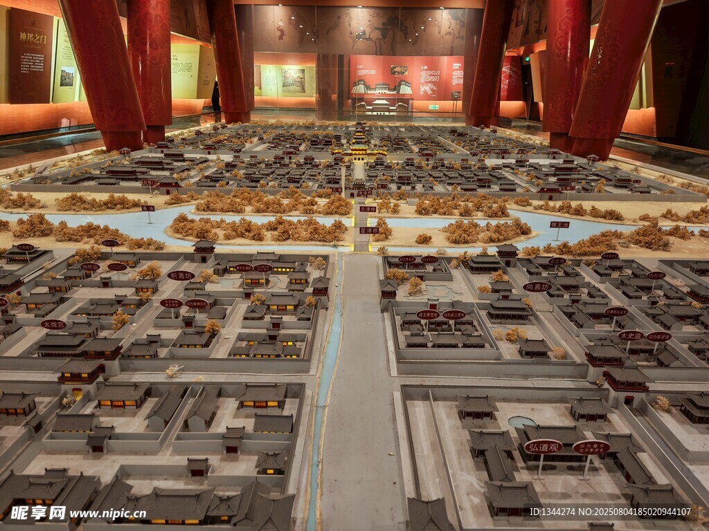 古代洛阳建筑模型