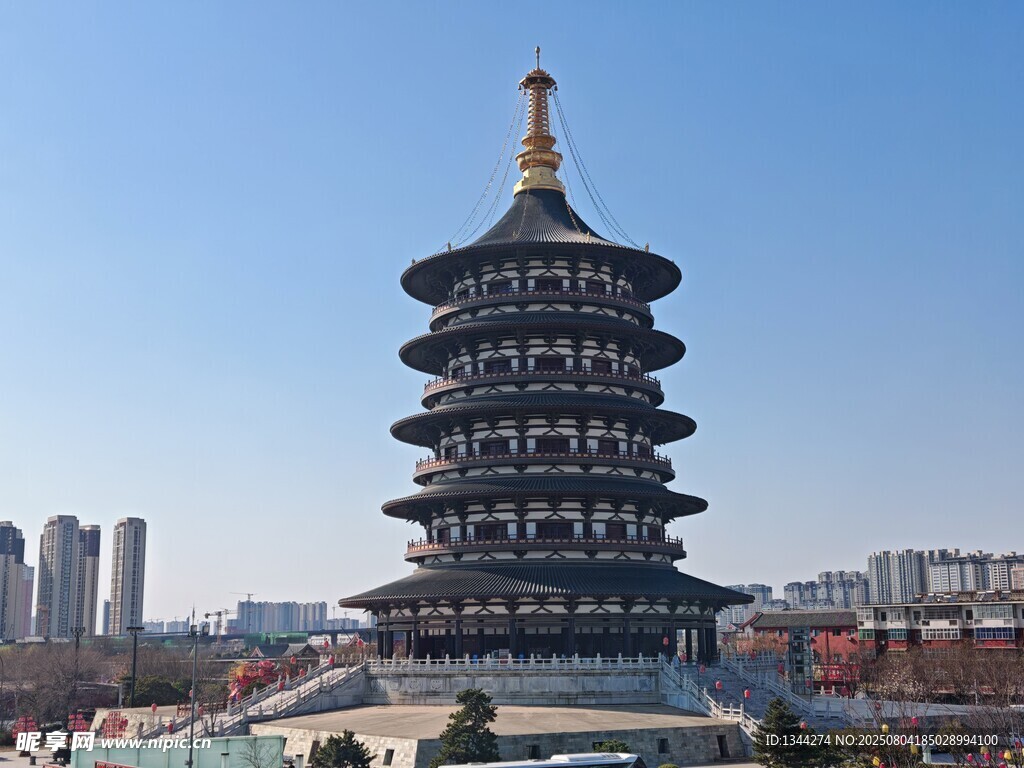 洛阳天堂明堂景区古建筑