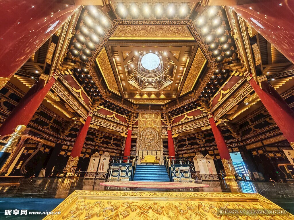 洛阳明堂宫殿内景