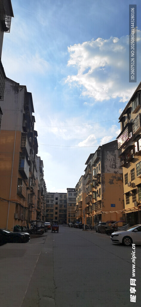 老旧小区建筑风景