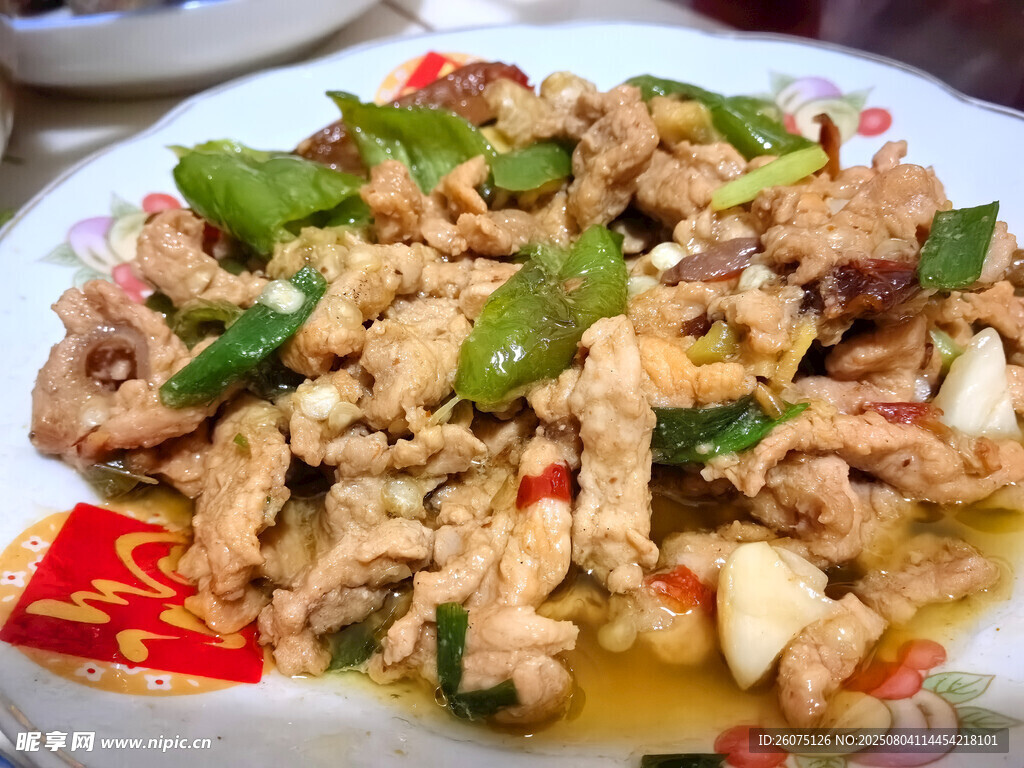 青椒炒肉丝