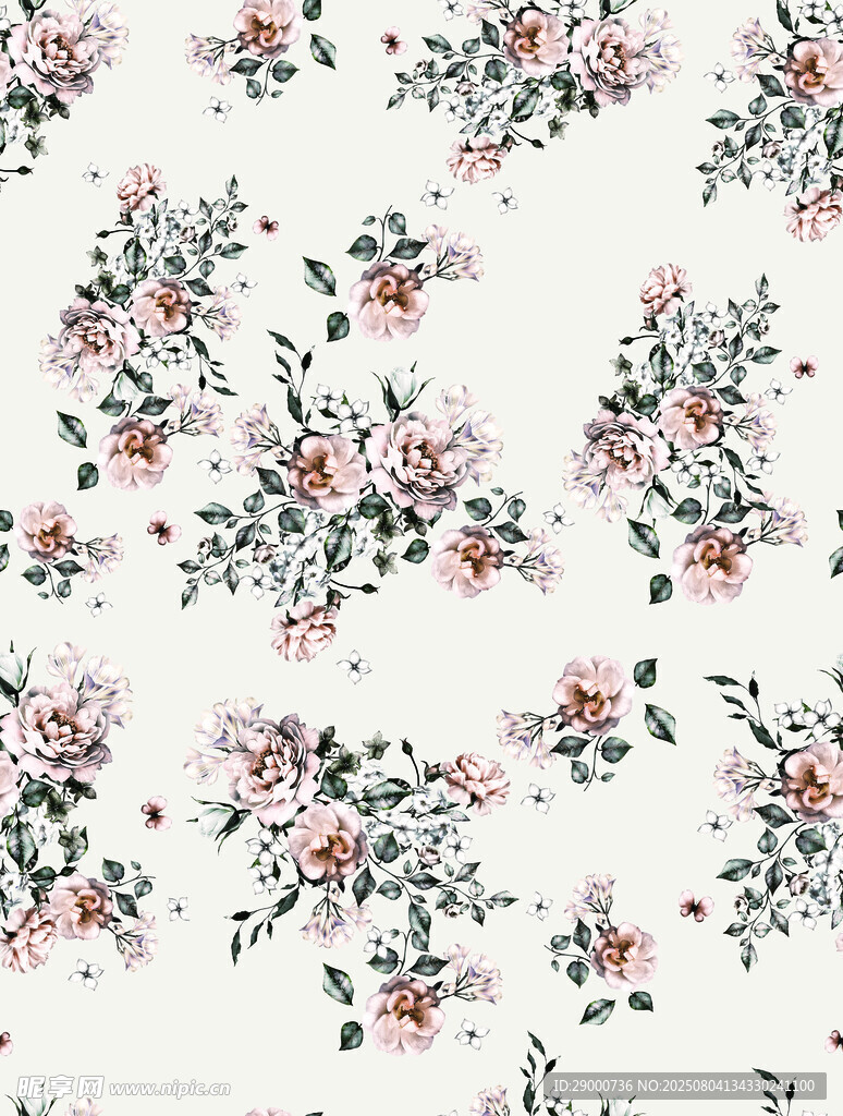 花卉图案背景图