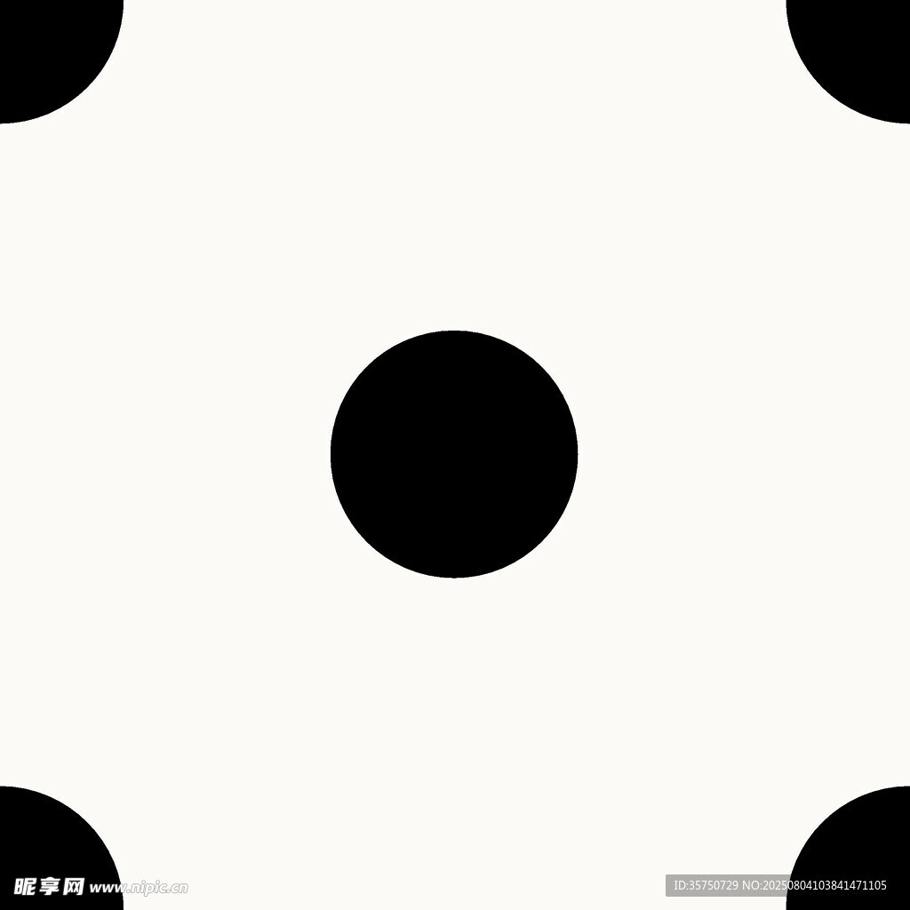 黑白圆点