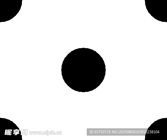 黑白圆点
