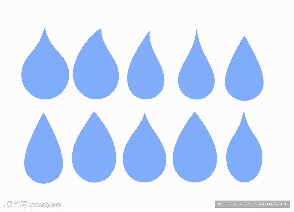 水滴图案
