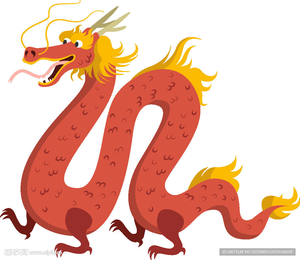 红色祥龙