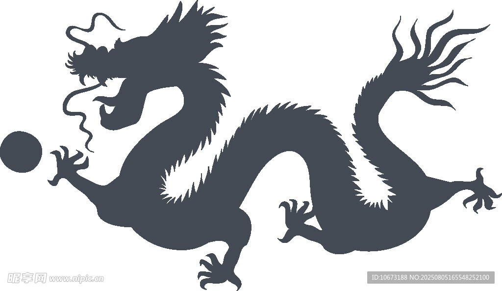 传统中国龙图案